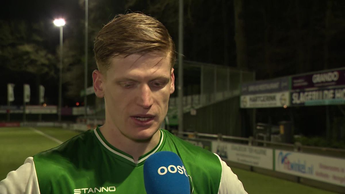 Mika Schrijver na de nederlaag van HSC'21 tegen Genemuiden