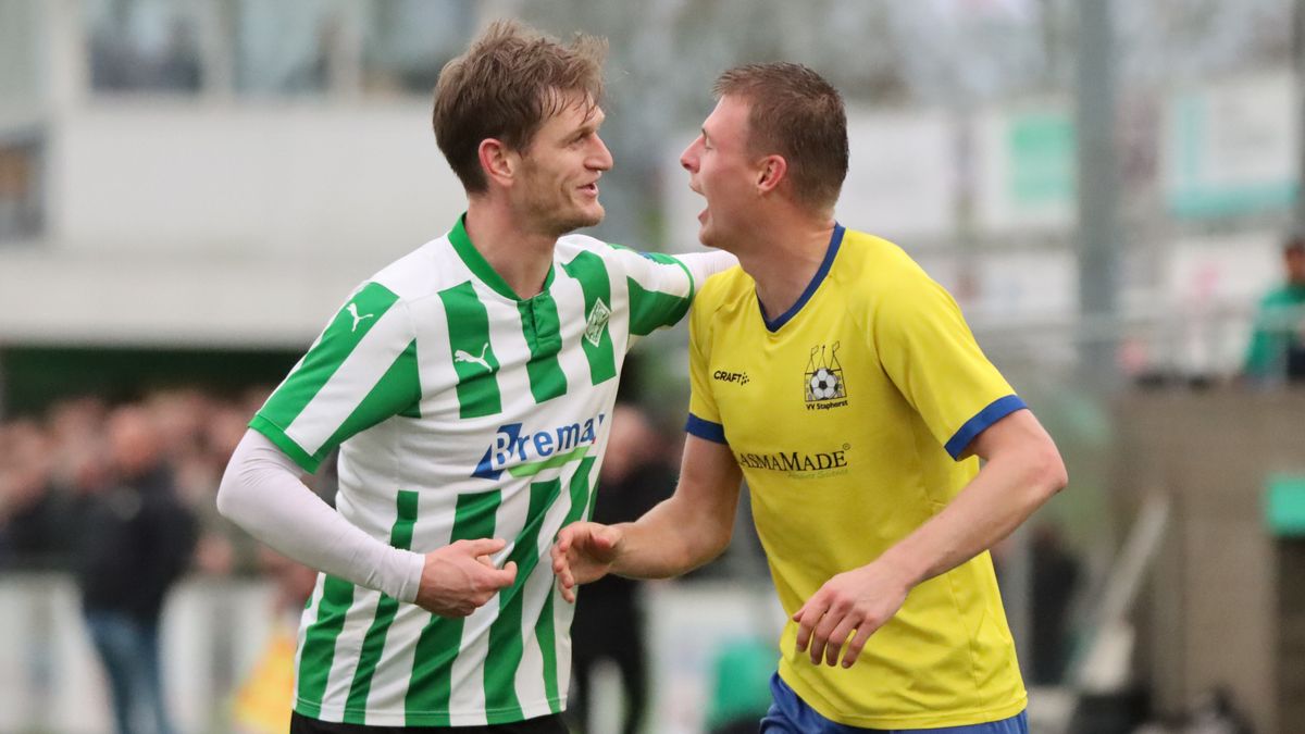Live: Staphorst tegen Genemuiden en nog zes duels in de divisies op ons scorebord