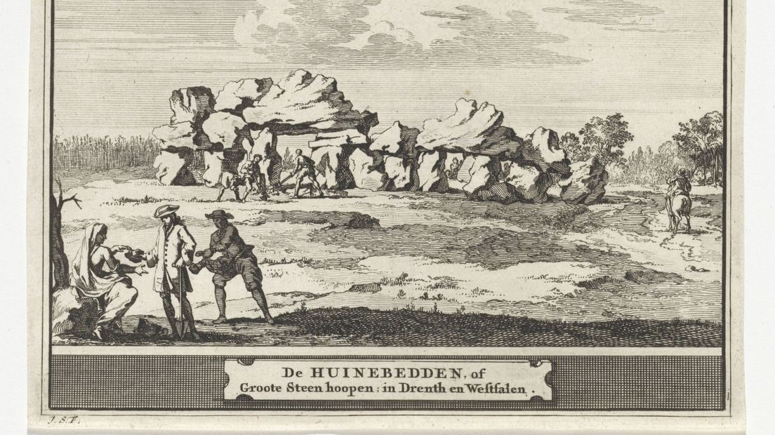 Hunebedden in Drenthe en Noordrijn-Westfalen, Jacobus Schijnvoet, 1704 - 1733