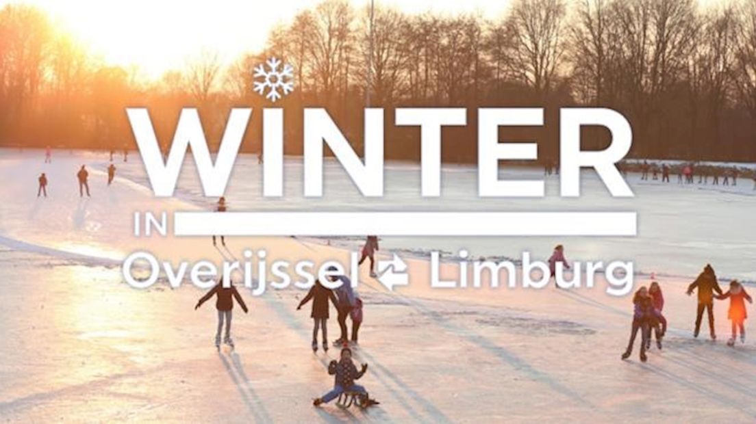 Winter in Overijssel en Limburg