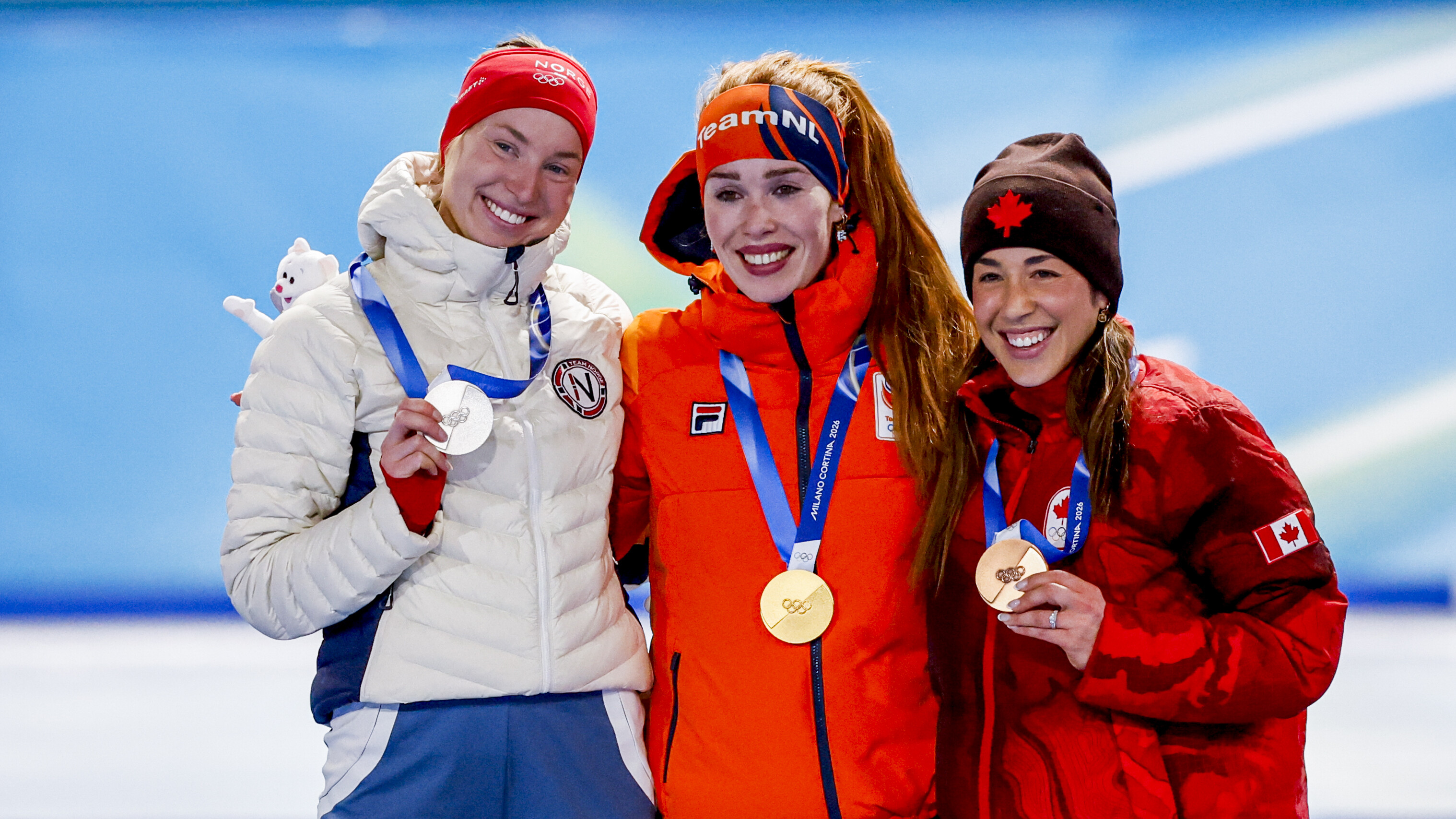 Ragne Wiklund, Antoinette Rijpma-de Jong en Valerie Maltais