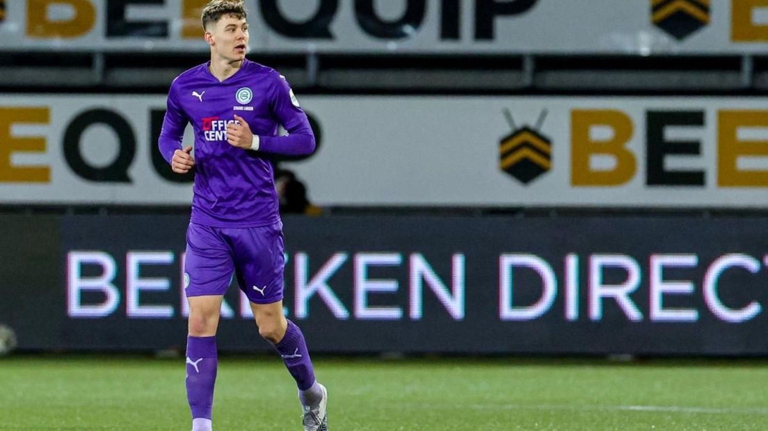Strand Larsen scoorde twee keer namens FC Groningen tegen Sparta