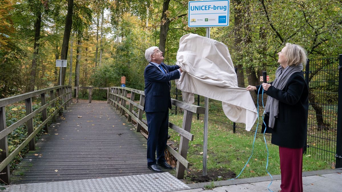 Nieuwe voetgangersbrug in Haagse Bos vernoemd naar UNICEF