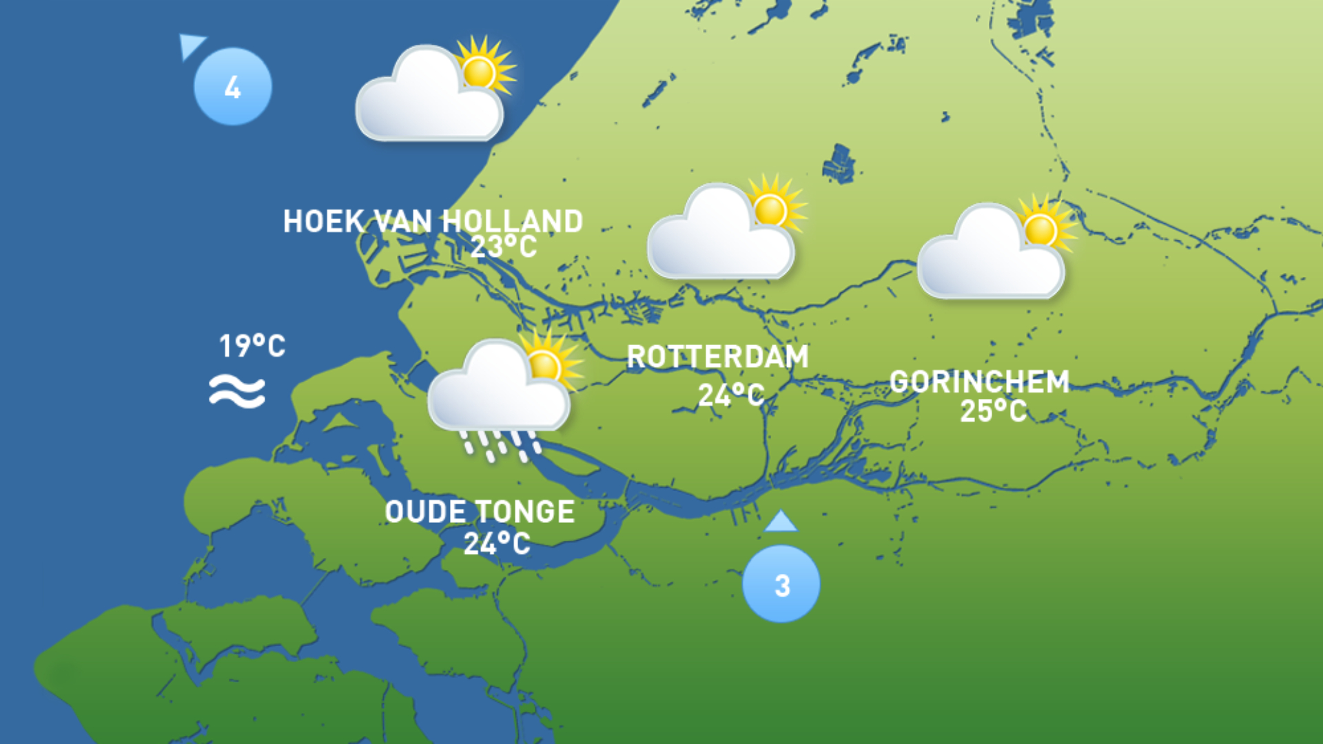 Het weerbeeld van woensdag 30 september.