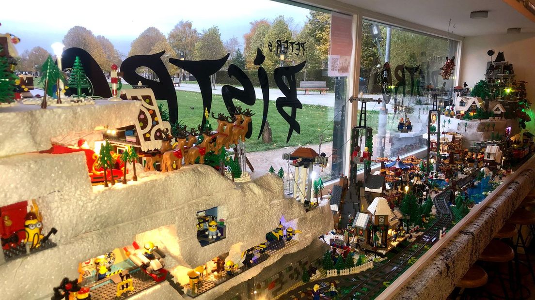 Etalage vol met lego