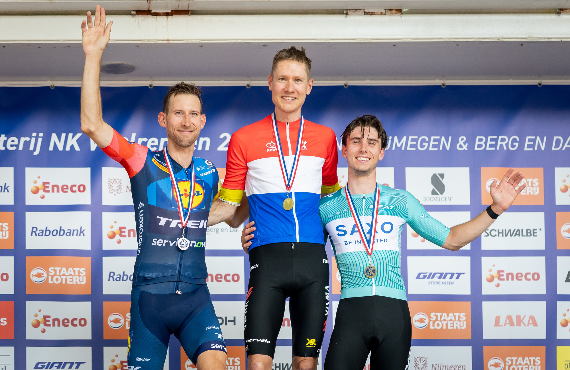 Kerckhaert grote verrassing bij NK wielrennen: 'Altijd al gedroomd van podiumplek'
