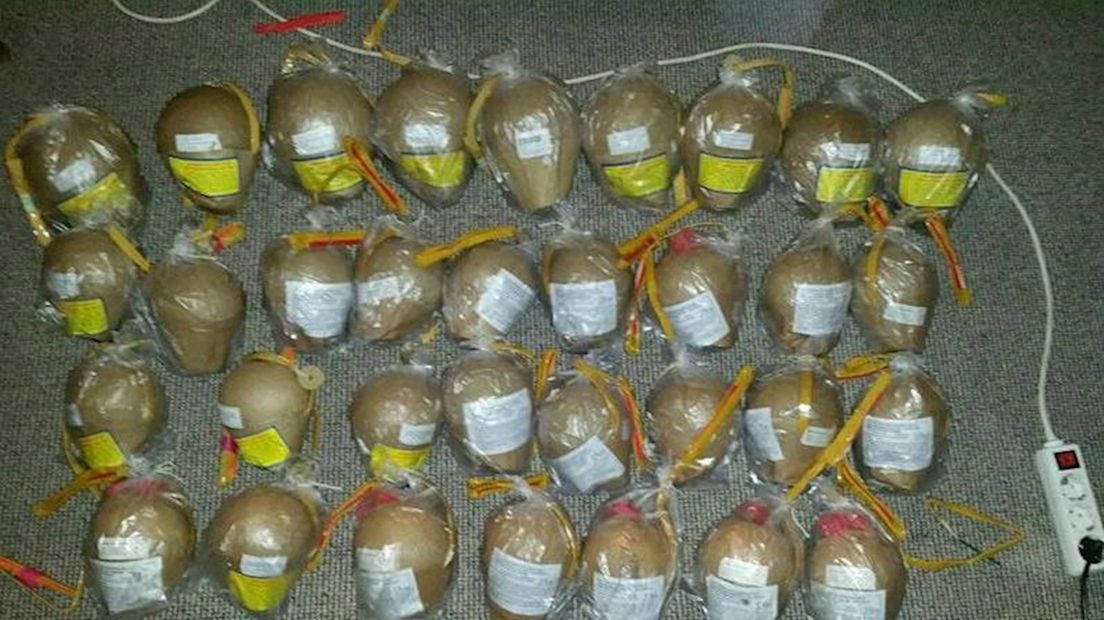 Mortierbommen bij een andere vondst van illegaal vuurwerk