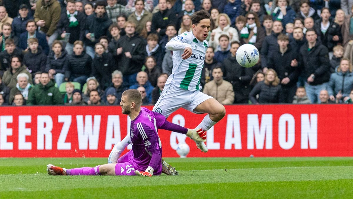 FC Groningen is voorsprong na half uur spelen weer kwijt: 1-1