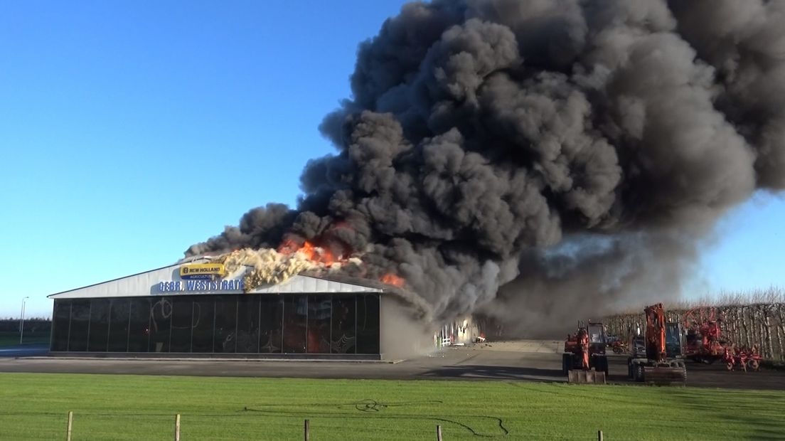 In april 2016 werd landbouwmachinebedrijf Weststrate in Goes verwoest door brand