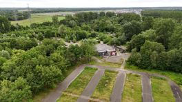 Dronebeelden van hoe het terrein van het Verkeerspark er nu bij ligt