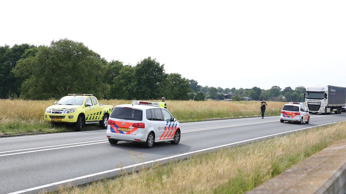 Aanrijding op N35