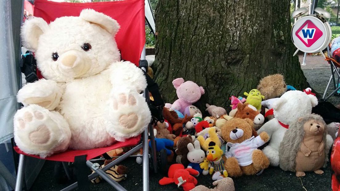 Knuffels op de jaarmarkt in Alphen aan den Rijn in 2015
