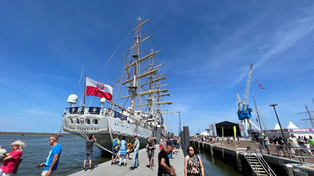 De laatste dag van de Tall Ships Races in Harlingen