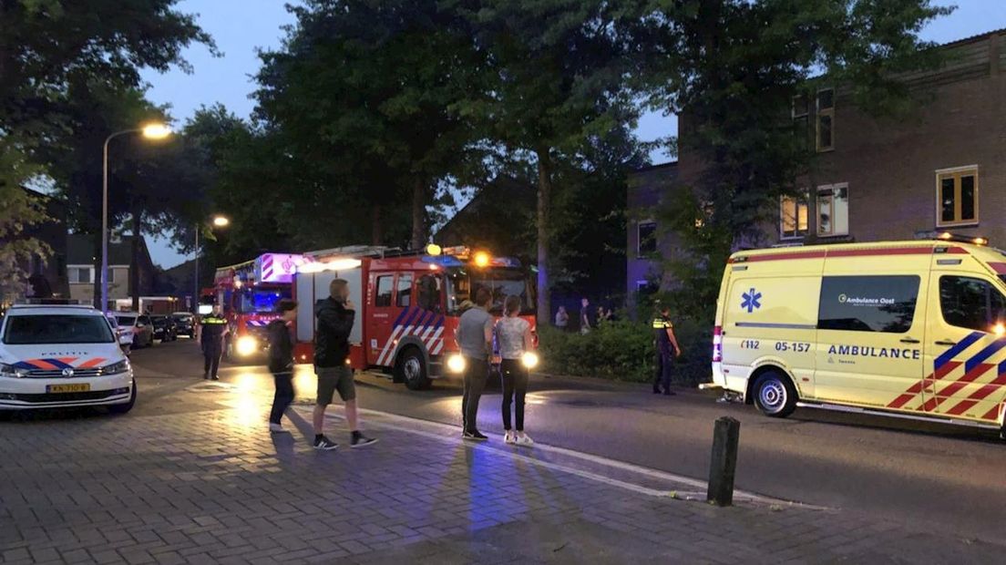 Bij de woningbrand in Almelo raakte niemand gewond