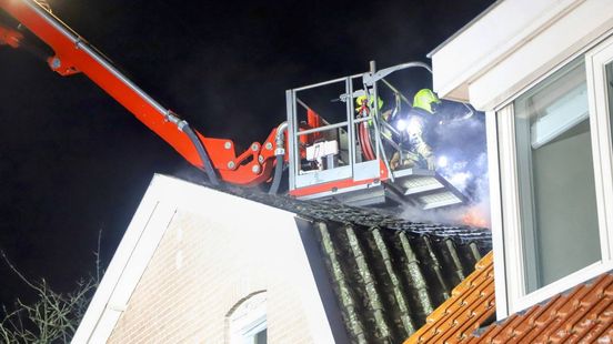 Veel schade na woningbrand