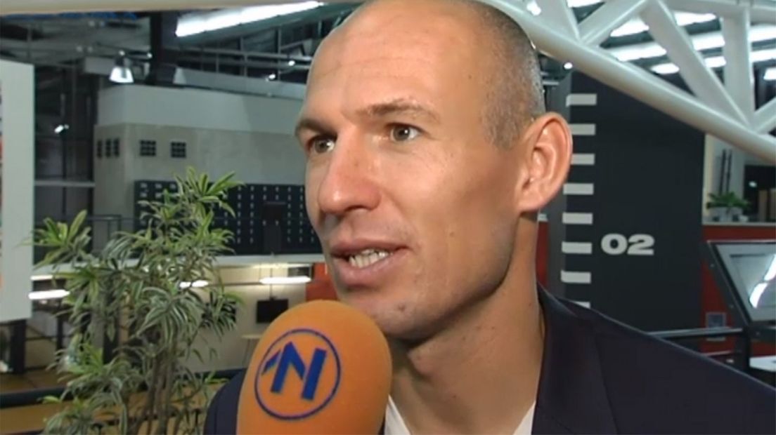 Een archieffoto van Arjen Robben