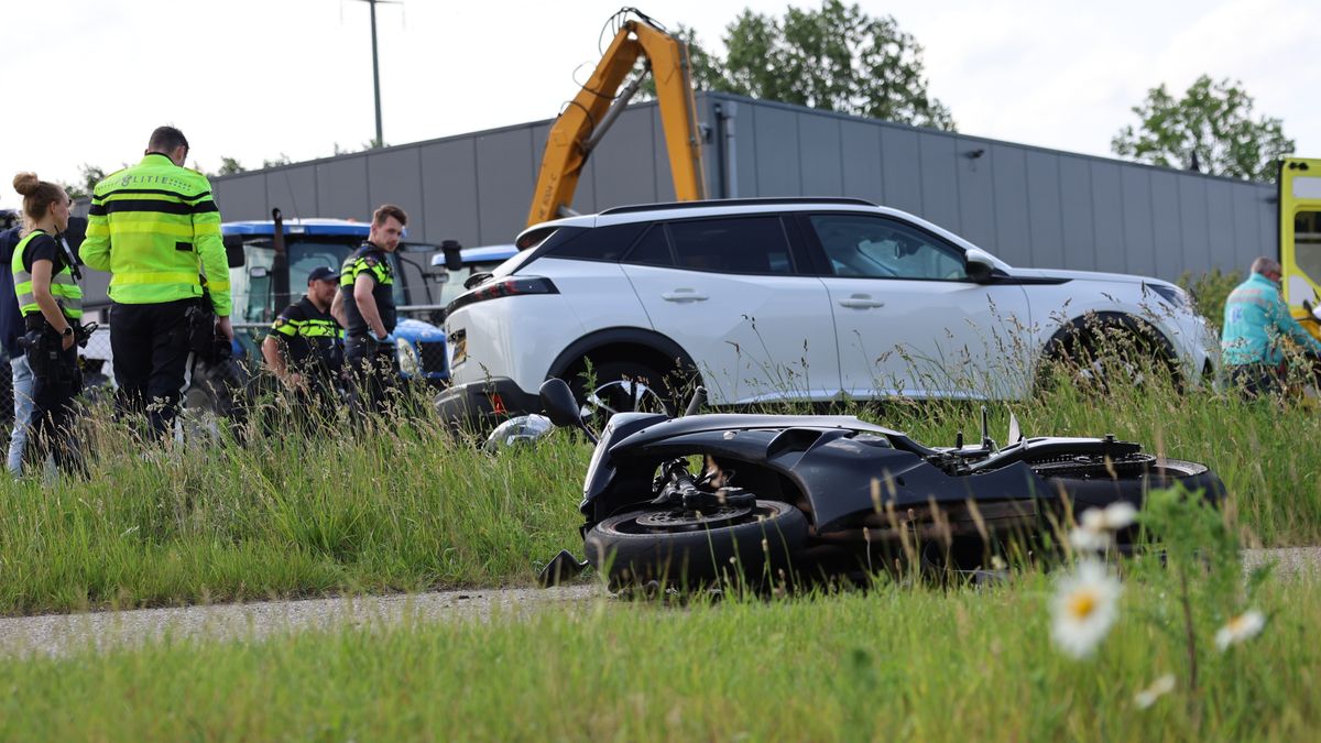 Motorrijder gewond bij ongeluk in Heerenveen