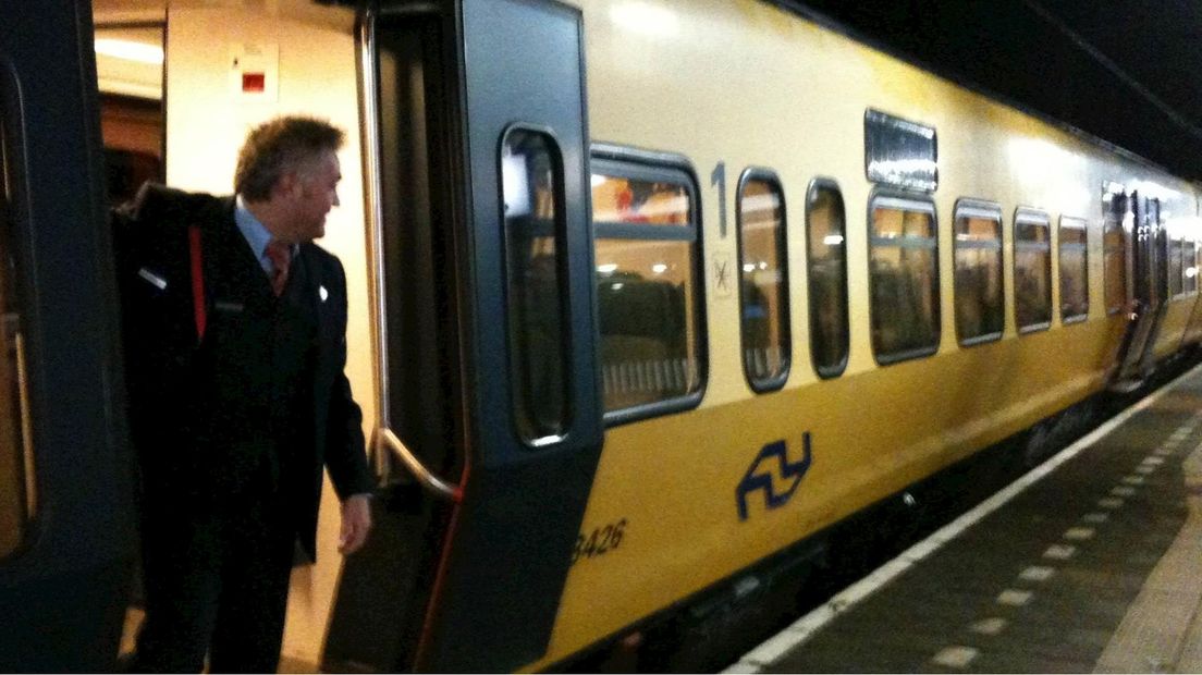 Treinrezigers vanmorgen op station Borne