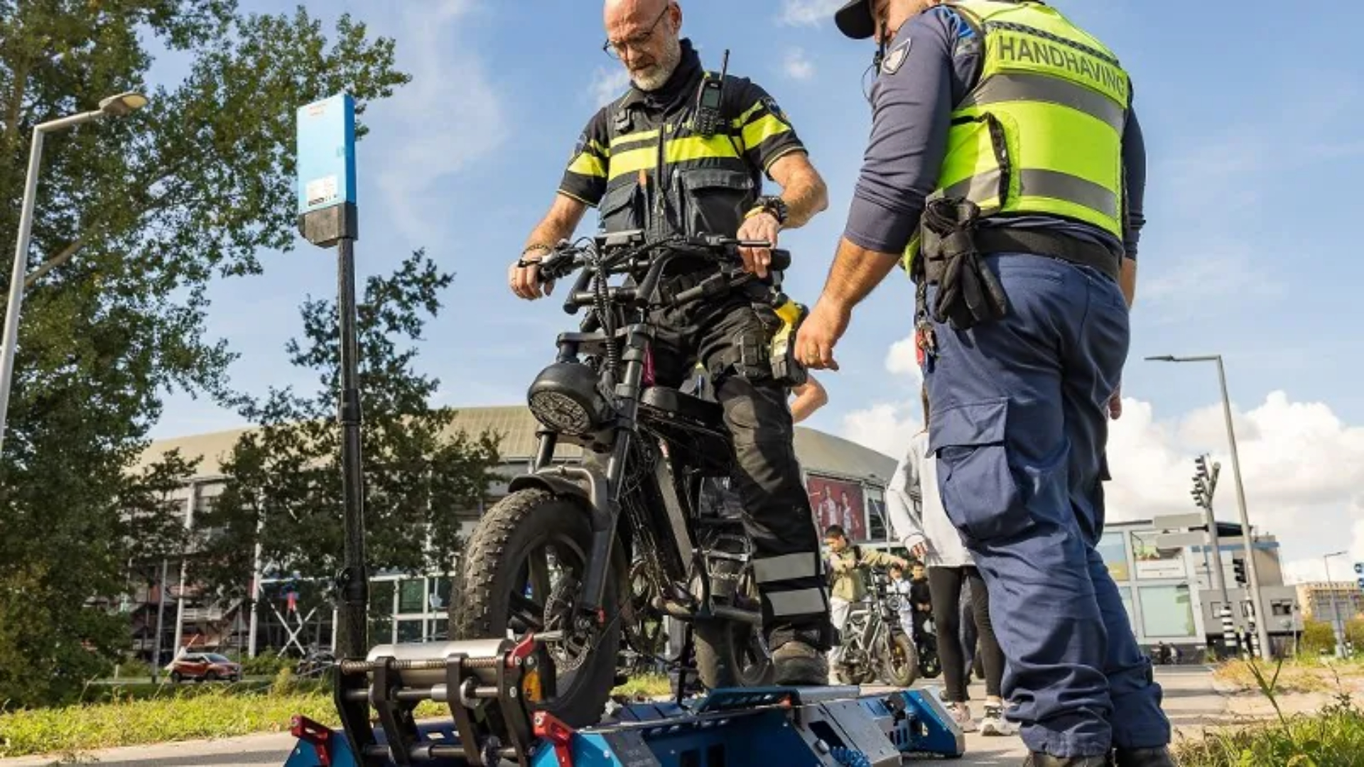 Fatbikes werden op snelheid gecontroleerd (archief)