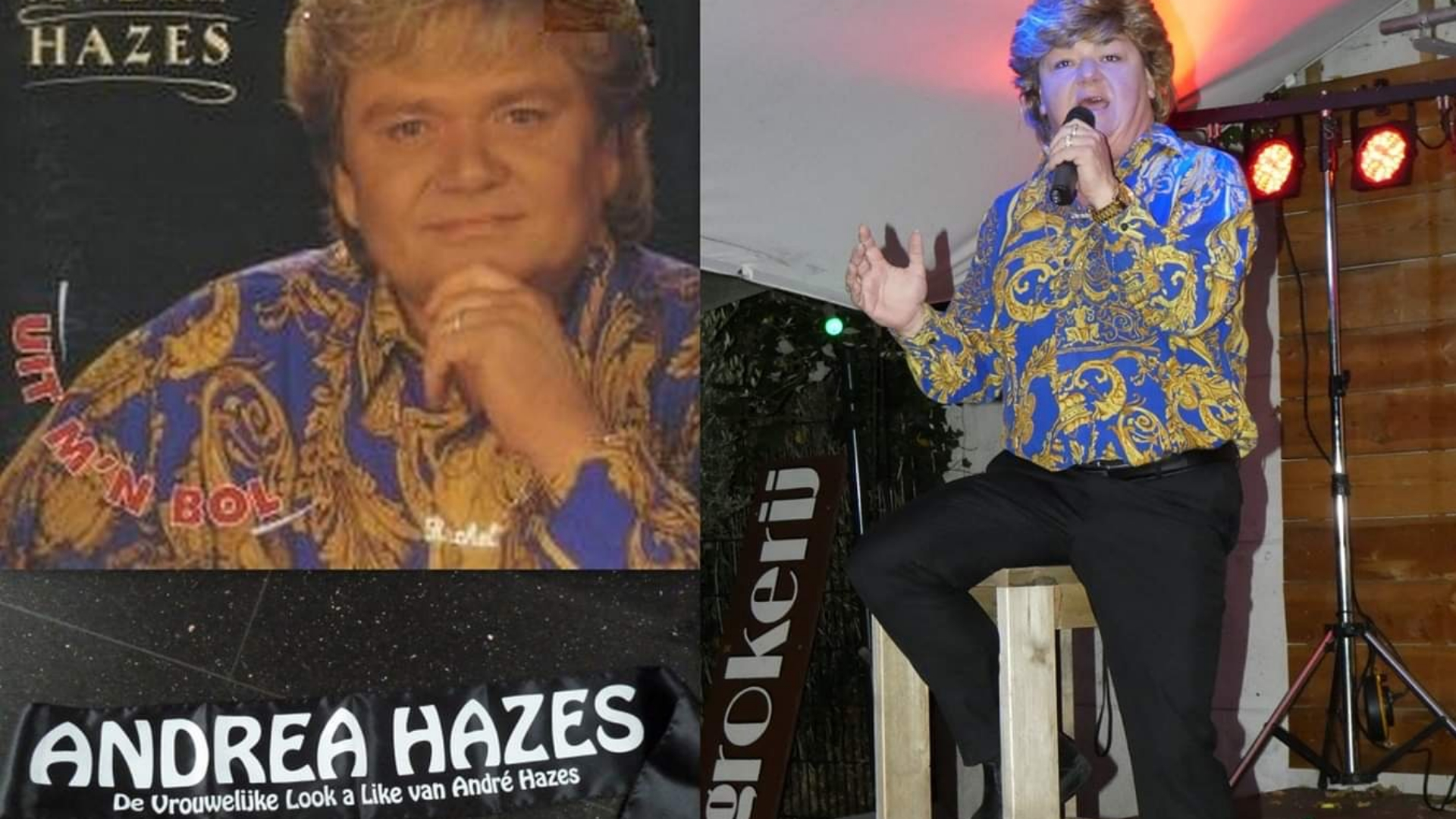 Caroline van Batenburg is de vrouwelijke André Hazes-lookalike