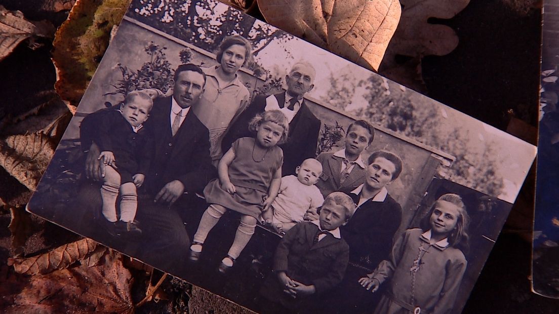 De familie Filius met Betje (Bep) als baby in het wit