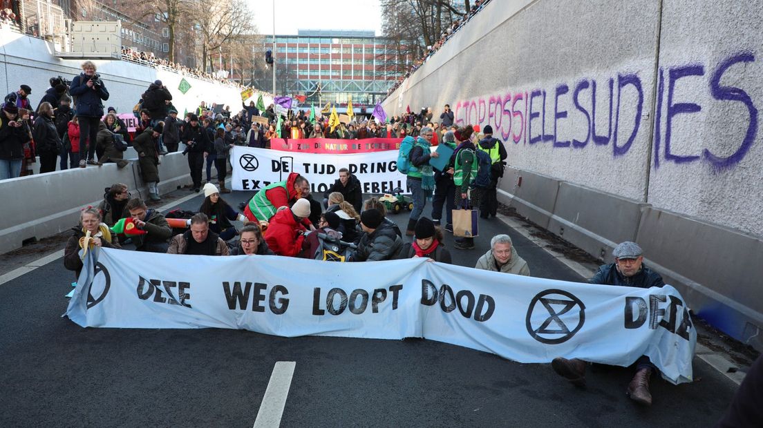 Demonstratie 28 januari op de Utrechtsebaan