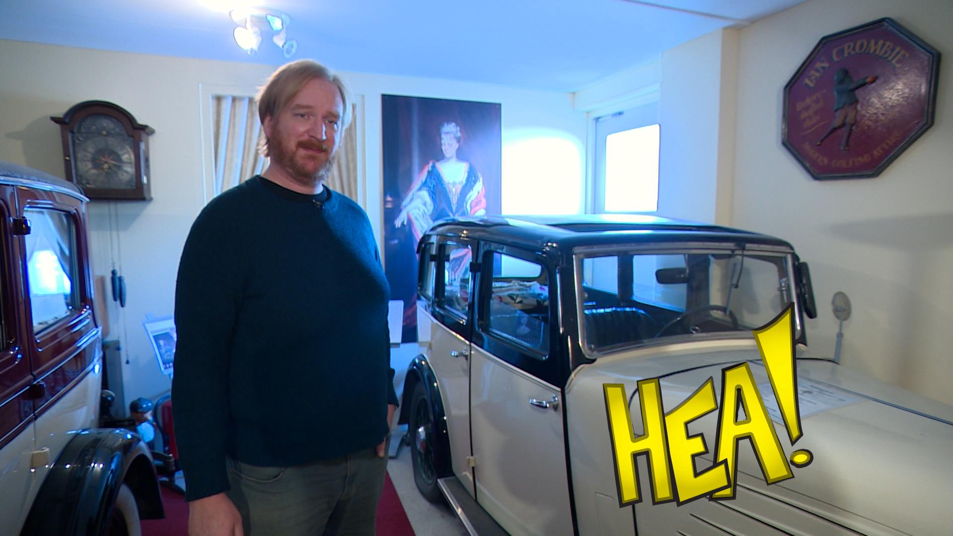 De âldste elektryske auto fan de wrâld stiet yn Ljouwert