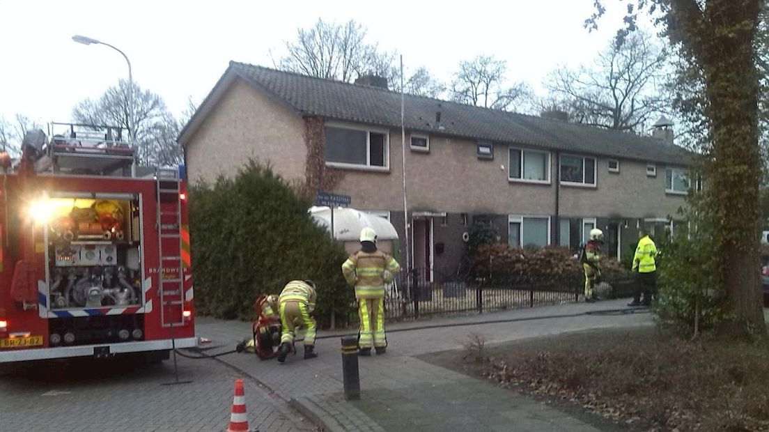 Brandweer heeft brand in woning snel geblust