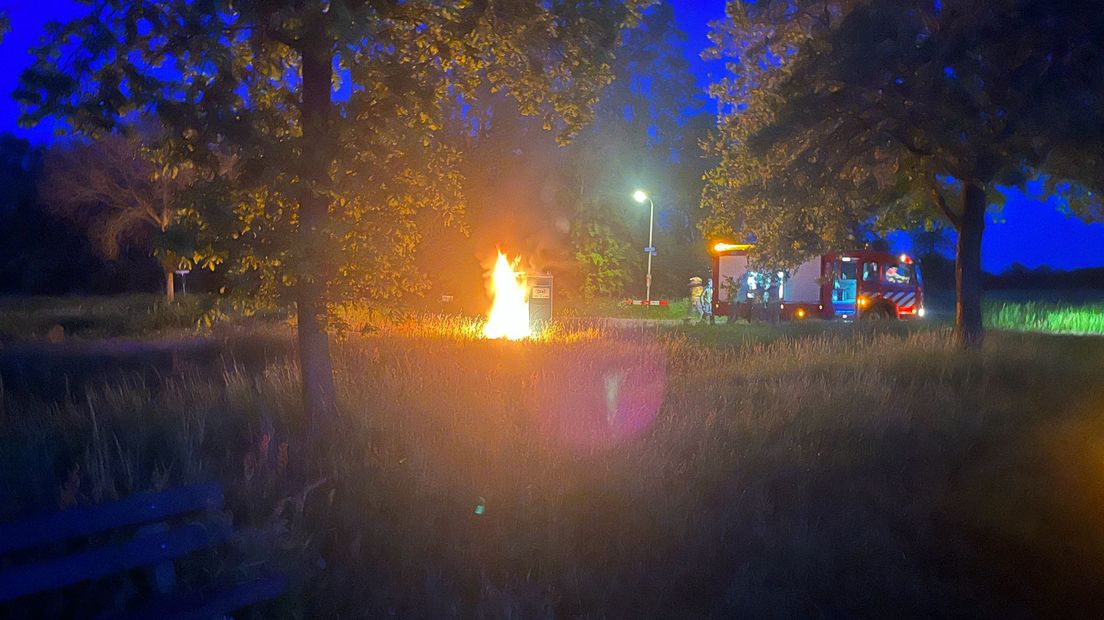 Van het toilet bleef weinig over