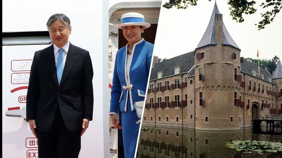 Japanse keizer en koning Willem-Alexander gaan samen voetbal kijken in Apeldoorn
