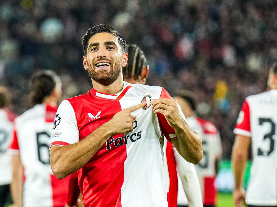 Alireza Jahanbakhsh is de gevierde man na de 2-0 voor Feyenoord tegen Celtic