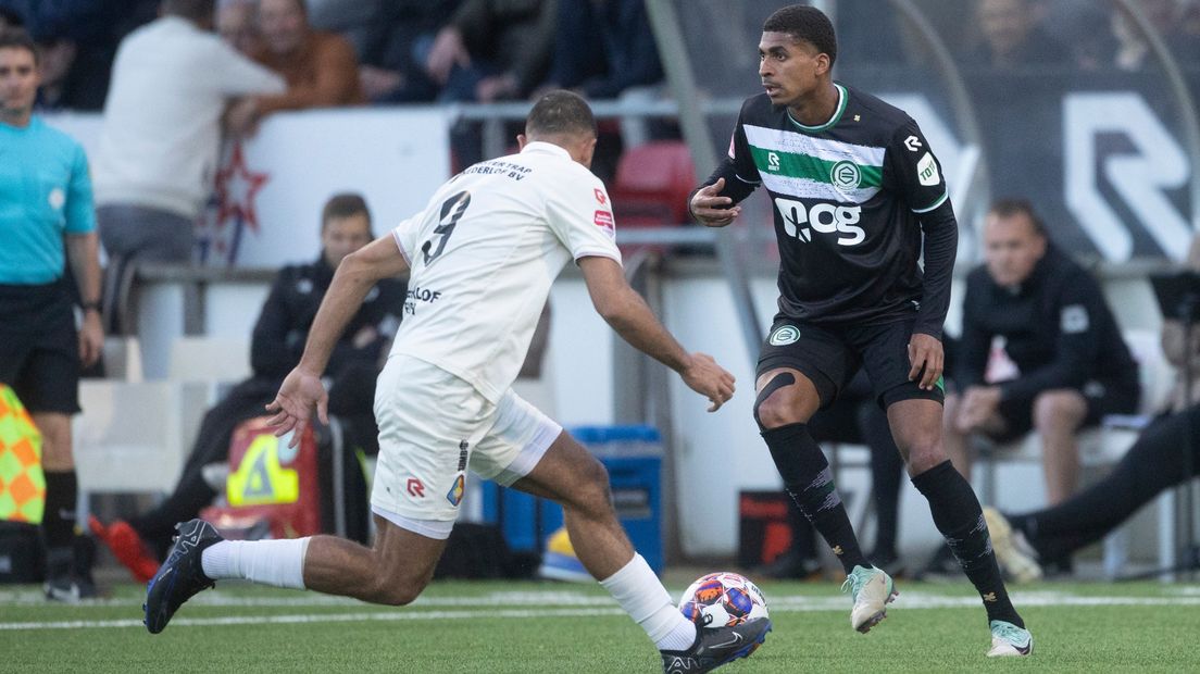 Telstar - FC Groningen: FC bij rust op een 1-0 achterstand