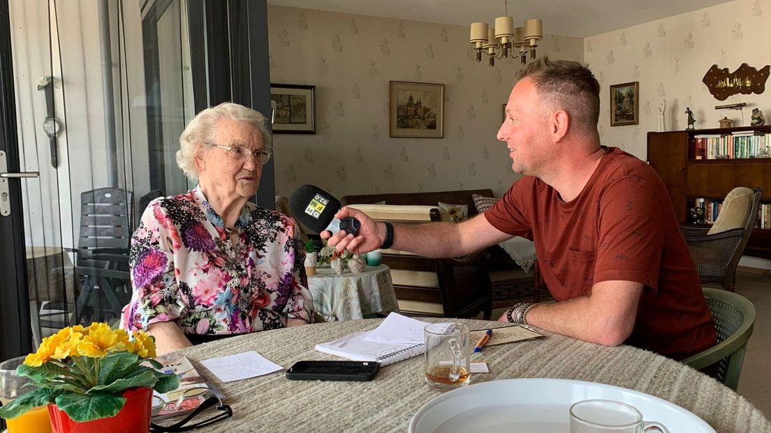 Diny (98) openhartig over oorlogstijd in Bezuidenhout