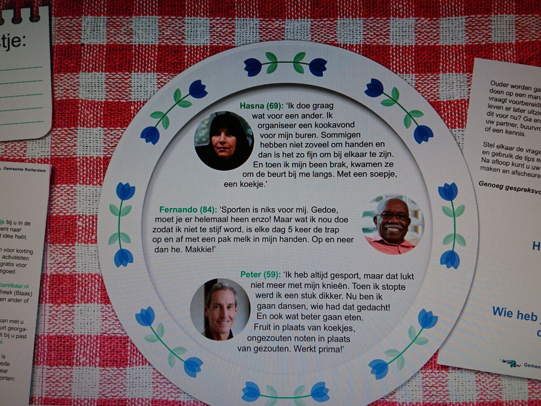 De placemat met tips