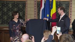 Fragment van de persconferentie over de terugkeer van de geroofde kunstschatten