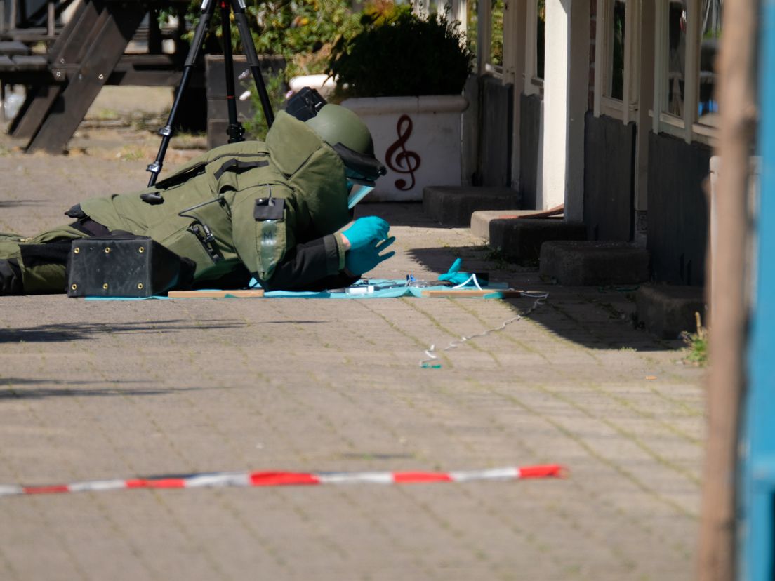 Eén van de bedreigingen was met een explosief in Rotterdam-Kralingen. Achief