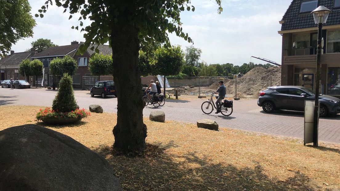 De bouw van een appartementencomplex in Ruinen is gestart (Rechten: RTV Drenthe)