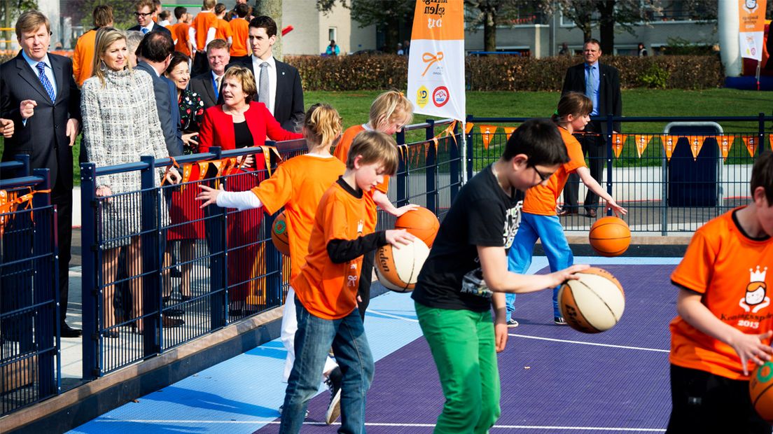 koningsspelen kinderen basketballen maxima willem-alexander