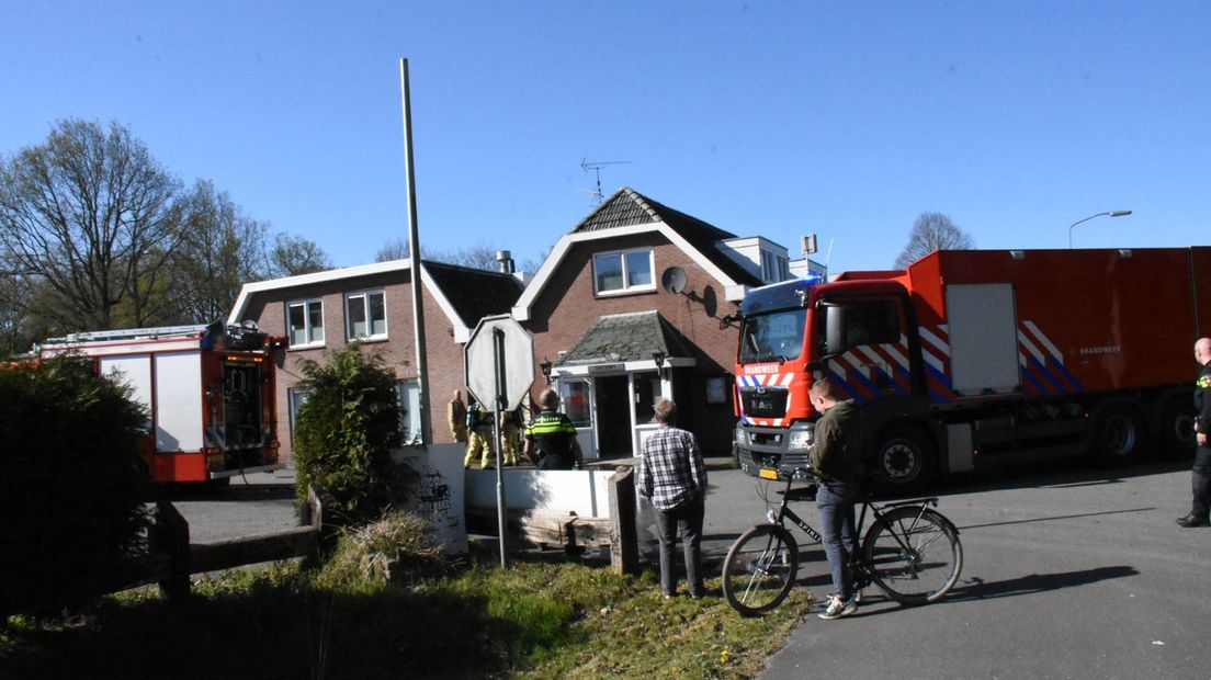 De brandweer had het vuur snel onder controle