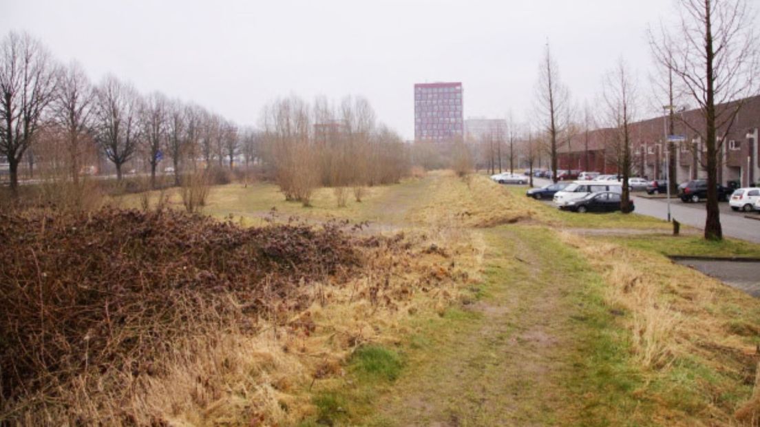 Op dit grasveld worden mogelijk 85 stijlvolle gezinswoningen gebouwd