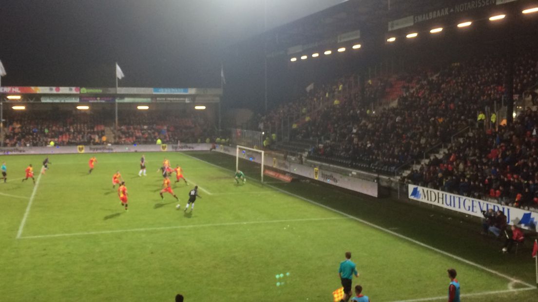 De wedstrijd eindigde zonder doelpunten (Rechten: Niels Dijkhuizen / RTV Drenthe)