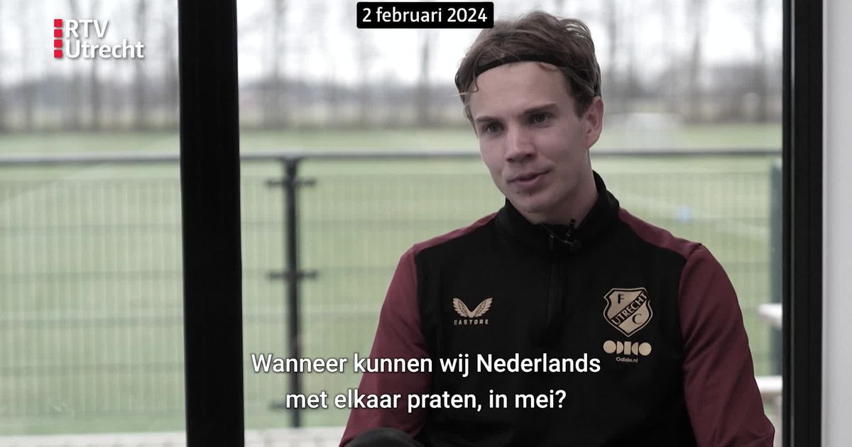 FC Utrecht-speler Niklas Vesterlund leerde in 3 maanden Nederlands - RTV Utrecht