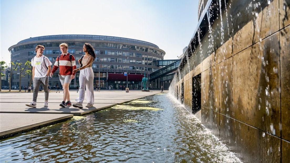 Studenten bij Haagse Hogeschool