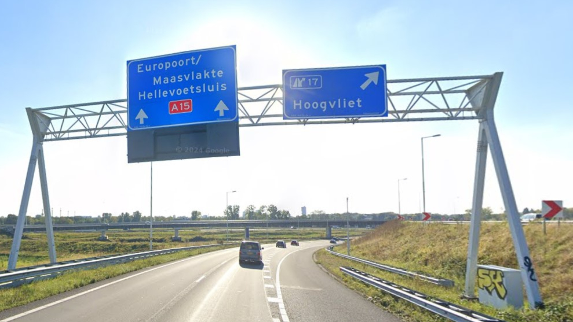Moet je naar Hoogvliet? Deze afslag is dicht en dit is het alternatief