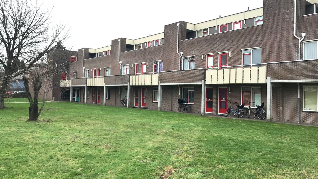 Het appartementencomplex aan de Paladijnenweg in Amersfoort