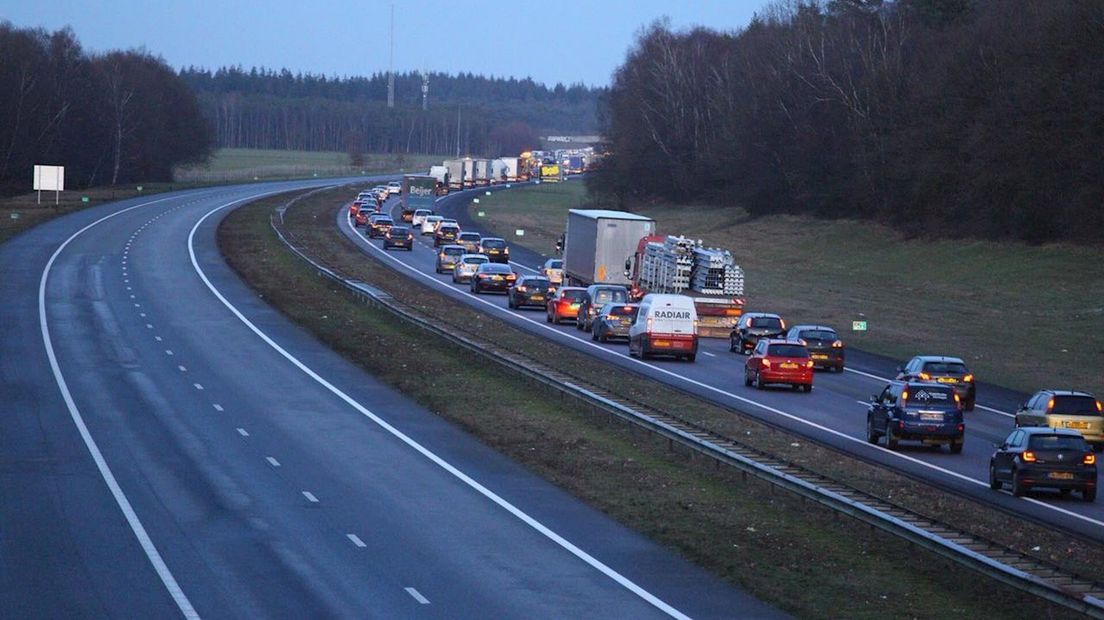 File op A1 na ongeluk