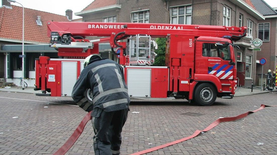 Brandweer Oldenzaal in actie