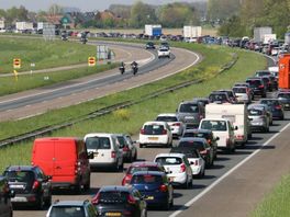 File op A58 richting Bergen op Zoom: werkzaamheden lopen uit tot in de middag