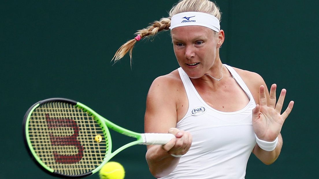 Kiki Bertens op Wimbledon