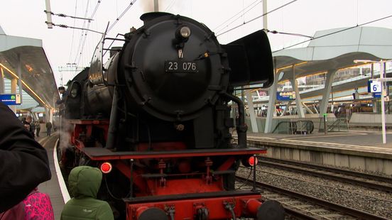 Veluwse stoomtrein 'enorm populair' in Arnhem